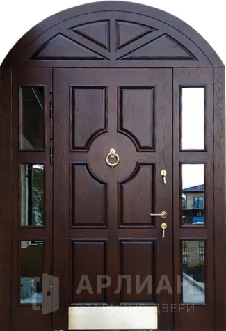 Фото «Арочная стальная дверь с мдф панелью №4»
