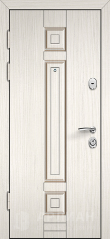 Фото №2 «Входная дверь для загородного дома внутри окрас дерева белого цвета №25»